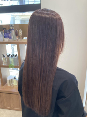 ピンクブラウンカラー