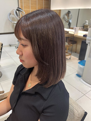 ［なつな］ベージュカラー/レイヤーカット