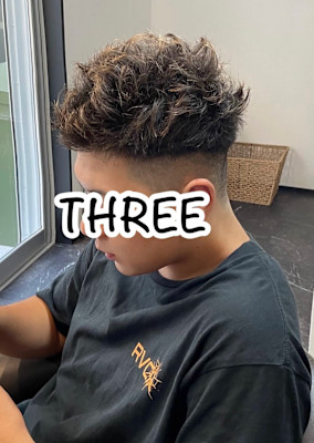 ハイライトでオシャレに♪フェードカット