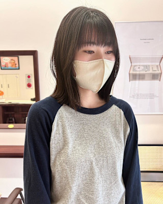 【Look at】きりっぱなしボブ顔まわり