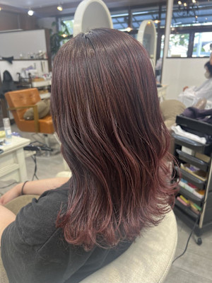 ボルドーピンク！