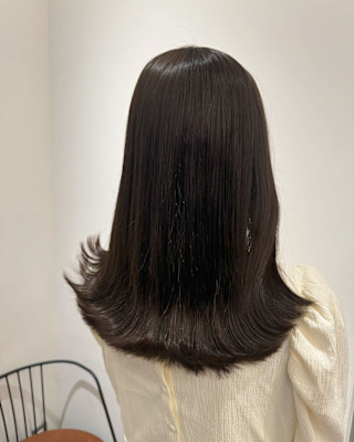 韓国ヘア トレンドヘア ガーリーヘア 髪質改善  縮毛矯正