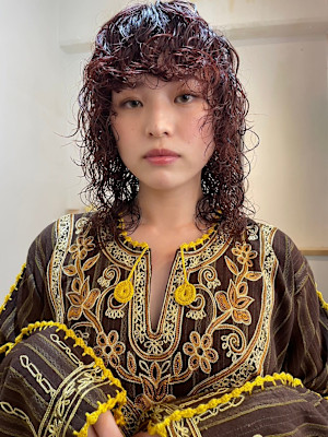 フェイスレイヤーウルフアプリコットオレンジピンクレッドブルー