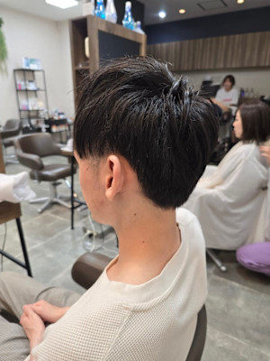 メンズカット/パーマ/グレイカラー/鎌取駅/韓国風/白髪染め