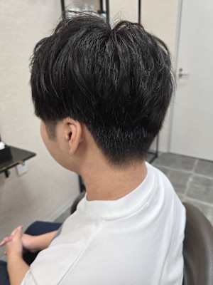 メンズカット/パーマ/グレイカラー/鎌取駅/韓国風/白髪染め