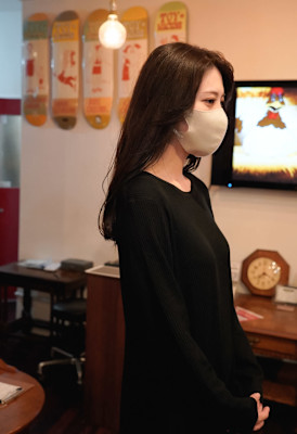 ゆる巻きロング×暗髪