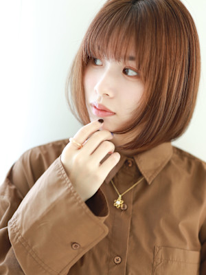 【 AINM 】大人ボブ/ ニュアンスカラー 