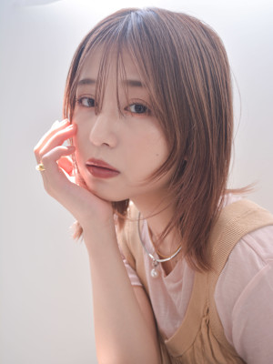 【tetote門戸厄神】スモーキーピンク ニュアンスカラー