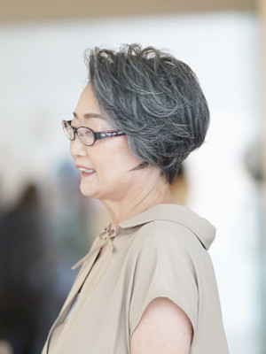 えがお美容室 奈良店×ショート