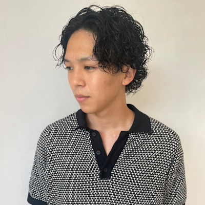 大須　スパイラルパーマ　メンズパーマ