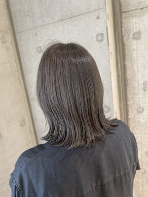 透明感カラーグレーアッシュ