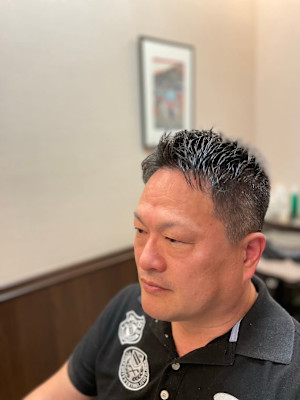 メンズビジネスショートスタイル