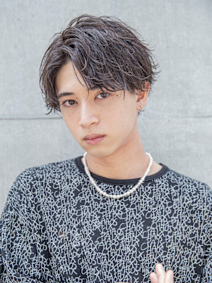 【小久保style】韓国マッシュツーブロックツイストウルフ眉