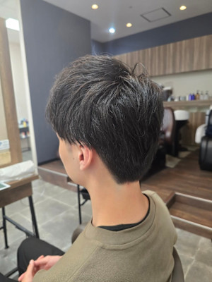 メンズカット/パーマ/グレイカラー/鎌取駅/韓国風/白髪染め