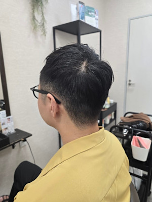 メンズカット/パーマ/グレイカラー/鎌取駅/韓国風/白髪染め