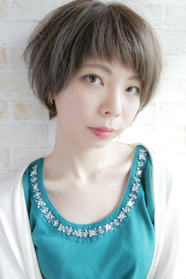 アシメマッシュショート