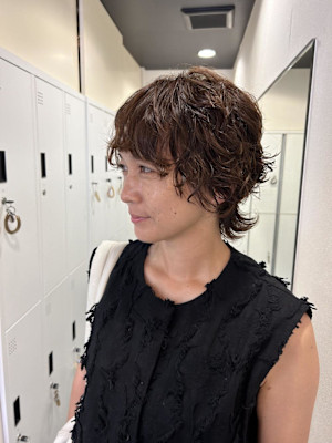 【ユキ】マッシュウルフパーマ