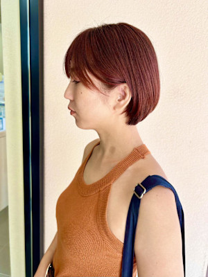 【ユキ】ぷつんと丸みボブ
