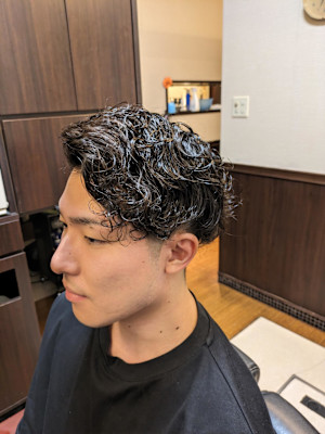 アシンメトリーアクティブパーマ