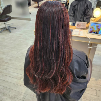 ハイライトダークレッド