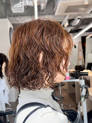ボブパーマプードルパーマレイヤーパーマスパイラル奥東巧真