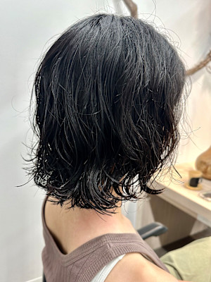 ボブパーマプードルパーマレイヤーパーマスパイラル奥東巧真