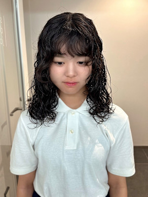 ボブパーマプードルパーマレイヤーパーマスパイラル奥東巧真