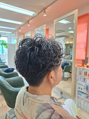 グレーヘアスタイル