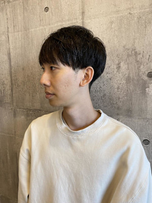 ツーブロック×マッシュ