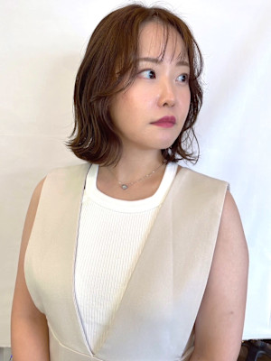 【MICHI 富田店　古作蓮】 ブラウンカラー ミディアム 