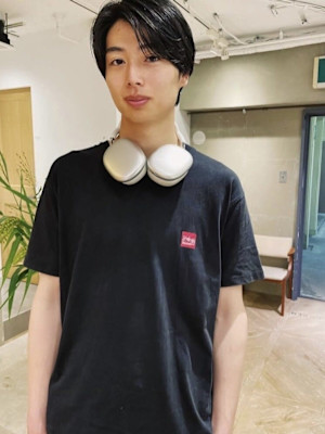 ベリーショート/ダークアッシュ/ニュアンスパーマ/栄/久屋