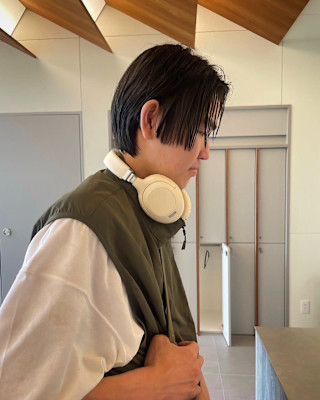 ベリーショート/ダークアッシュ/ニュアンスパーマ/栄/久屋