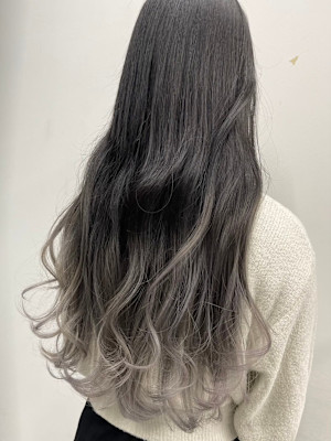 グラデーションカラー/シルバー