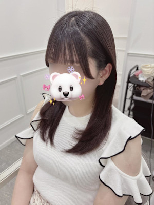 シースルーぱっつん×太め流しバング＊まゆ