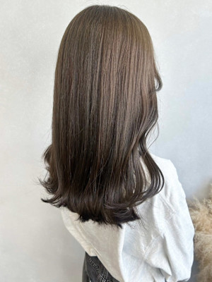 透明感カラーオリーブベージュ＊大人かわいいニュアンスカラー