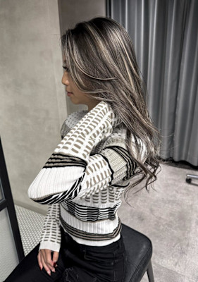 ★ロングレイヤー×コントラストハイライト★