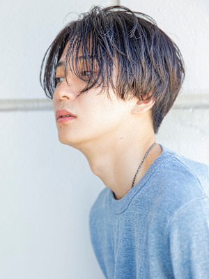 【小久保style】韓国マッシュツーブロックツイストウルフ