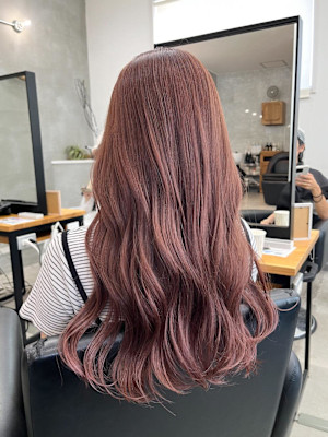 pink beige (ブリーチなしWカラー)