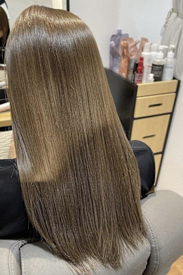 明るめカラーでも髪質改善が大事◎