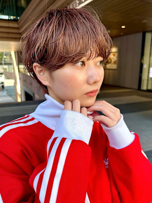 普通のショートに飽きた動きのあるマッシュショート