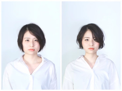 ステップボーンカットボブスタイル