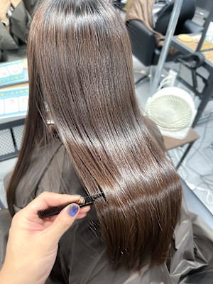 高濃度水素縮毛×髪質改善×小顔