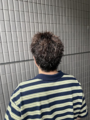 ツイスパ/メンズショート/メンズパーマ