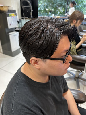 30代40代メンズセンターパート清潔感ビジネス好感度モテ髪