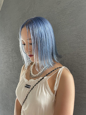 ペールブルー/ブルーカラー/ハイトーン/ブリーチ