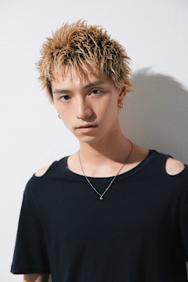 〈江戸桃海〉メンズカラー/メンズカット/スパイキーショート