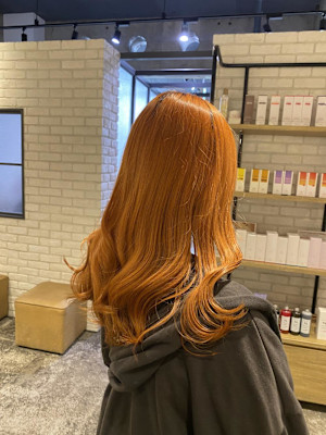 前髪/アンブレラカラー/こなれミディ/イメチェン/ウェーブ