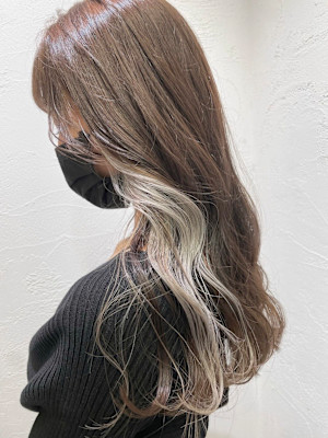 インナーカラー/クール/透明感カラー/イルミナカラー/池袋