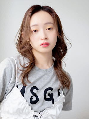 ゆるふわミディアム/ミディアムレイヤー/ケアカラー