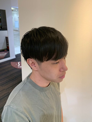 刈上げなしマッシュ